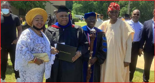 Senator Adeleke at graduation ceremony