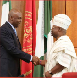 Senator Adeleke in the Senate